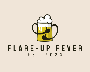 Beer Thumbs Up logo design