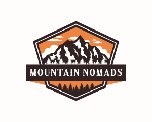 Forest Mountain Valley logo design