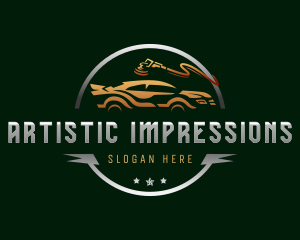 Garage Automotive Polishing logo design