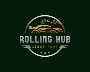 Garage Automotive Polishing logo design