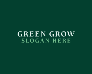 Generic Green Business logo design