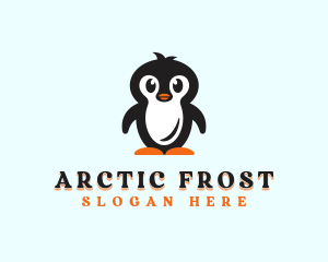 Cute Baby Penguin logo