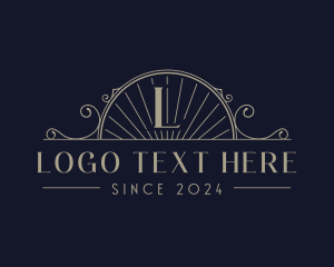 Elegant Sea Shell Arch logo