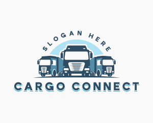 Truck Cargo Logistics logo design