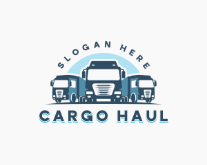 Truck Cargo Logistics logo design