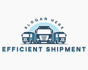 Truck Cargo Logistics logo design