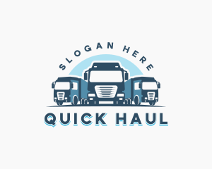 Truck Cargo Logistics logo design