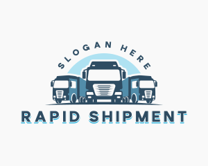 Truck Cargo Logistics logo design