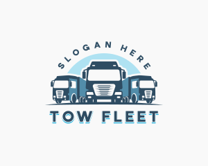 Truck Cargo Logistics logo design