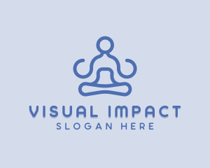 Yoga Wellness Meditation Logo