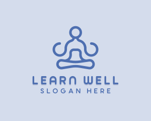 Yoga Wellness Meditation logo design