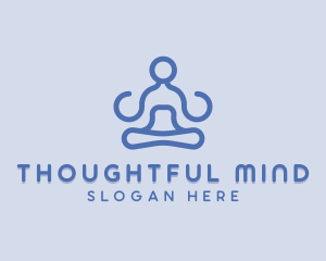 Yoga Wellness Meditation logo design