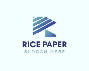 Investment Finance Letter R logo design