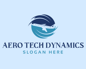 Airplane Transportation Flight logo design