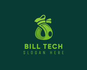 Bill Money Bag logo design