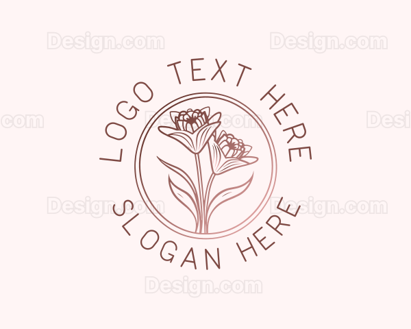 Elegant Wedding Floral Logo