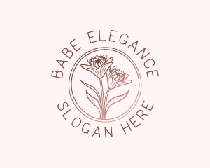 Elegant Wedding Floral logo design