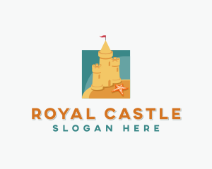 Sand Castle Structure logo design