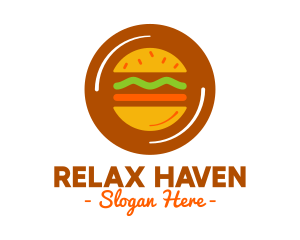 Round Burger Plate logo