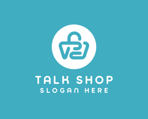 Shopping Bag App logo design