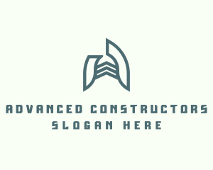 Generic Structural Letter A logo design