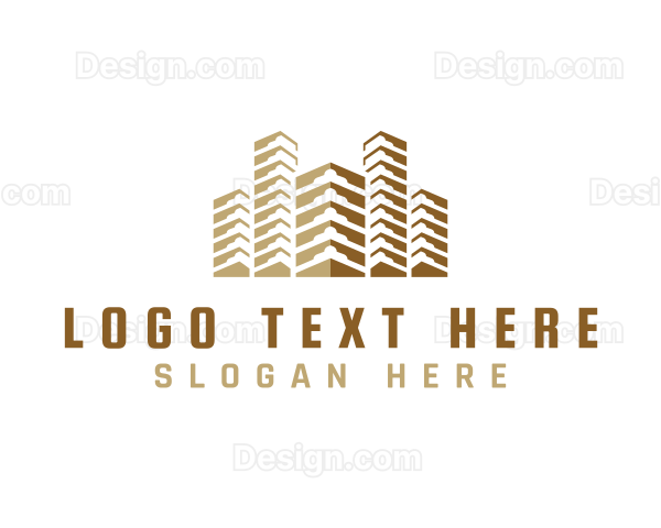 Architectural Building Contractor Logo