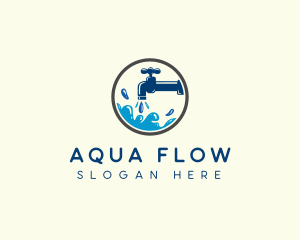 Water Plumbing Faucet logo