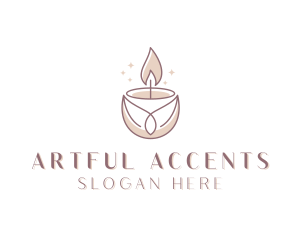 Spa Candle Decor  logo design