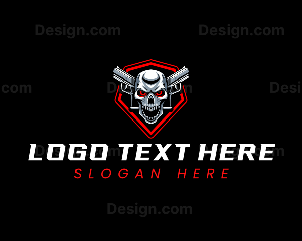 Skull Gun Gaming Logo