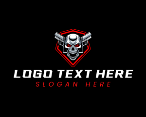 Skull Gun Gaming Logo