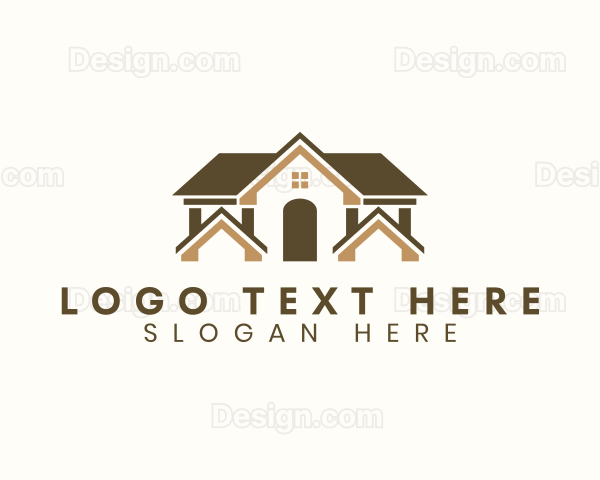 House Roof Renovation Logo