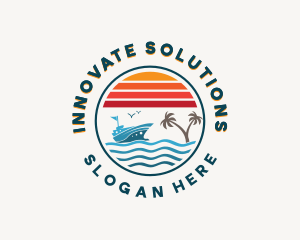 Ocean Travel Cruise  Logo
