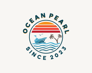 Tropical Ocean Travel logo design