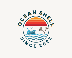 Tropical Ocean Travel logo design