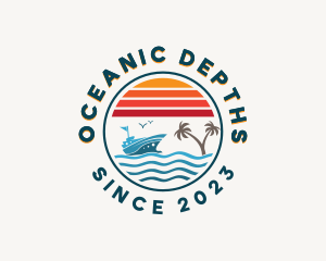 Tropical Ocean Travel logo design