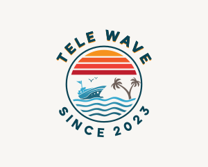 Tropical Ocean Travel logo design