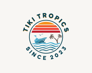 Tropical Ocean Travel logo design