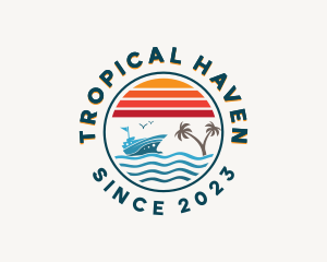 Tropical Ocean Travel logo design