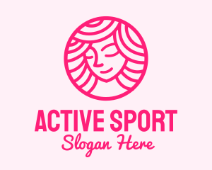 Pink Woman Wellness Logo