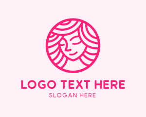 Pink Woman Wellness Logo