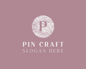 Cursive Wooden Crafts logo design