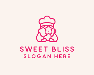 Cookie Dessert Baker logo design