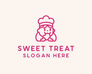 Cookie Dessert Baker logo design