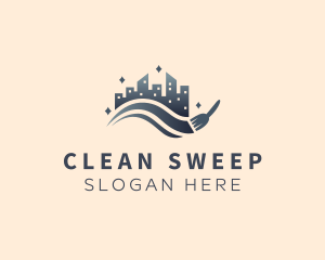 City Brush Cleaning logo design