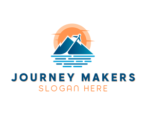 Mountain Airplane Travel  logo