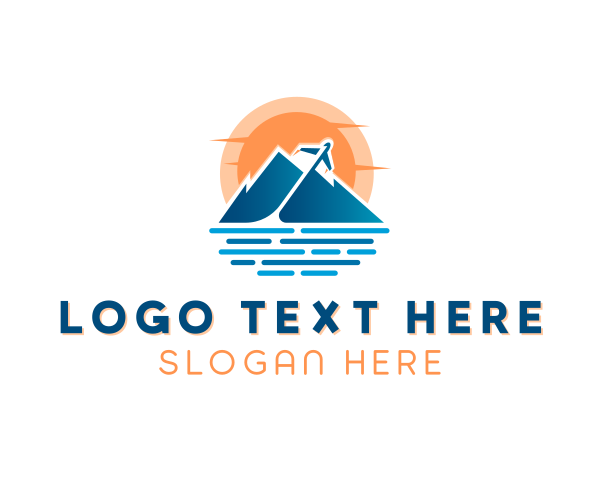 Mountain Airplane Travel  logo