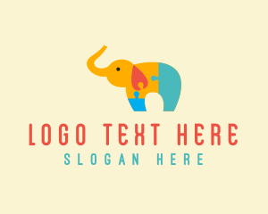 Toy Store Puzzle Elephant  logo