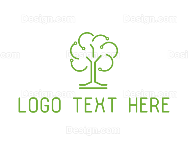 Green Tech Tree Logo