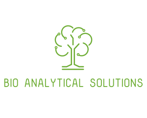 Green Tech Tree logo design