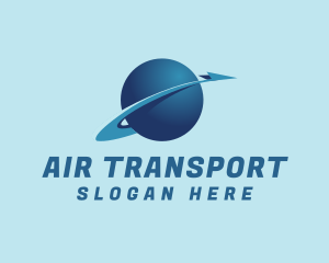 Globe Arrow Shipment logo design